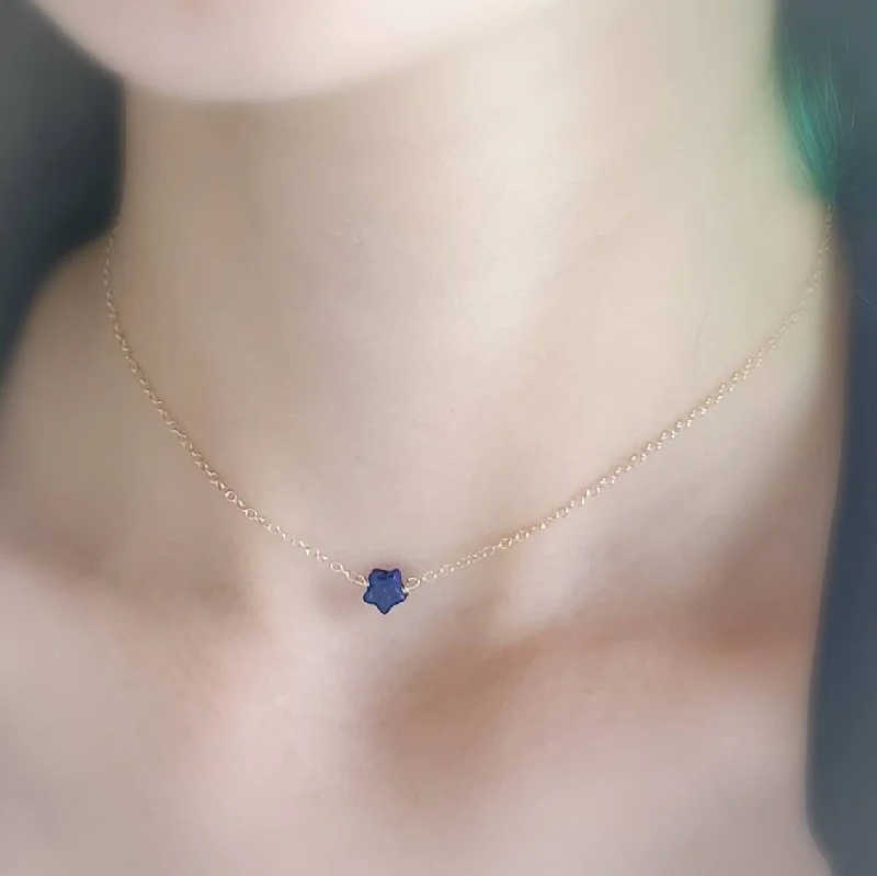 ladies-ethnic-necklace-Lapis Star Necklace