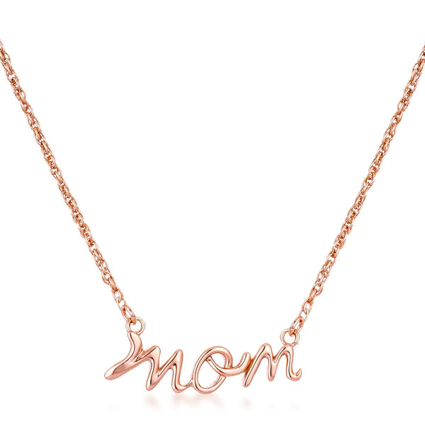 ladies-elegant-diamond-necklace-Mom Necklace