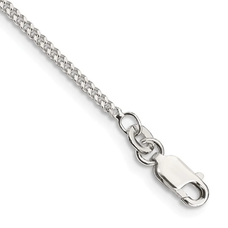 Ladies bracelets arched styles -Sterling Silver 1.75mm Curb Chain Bracelet