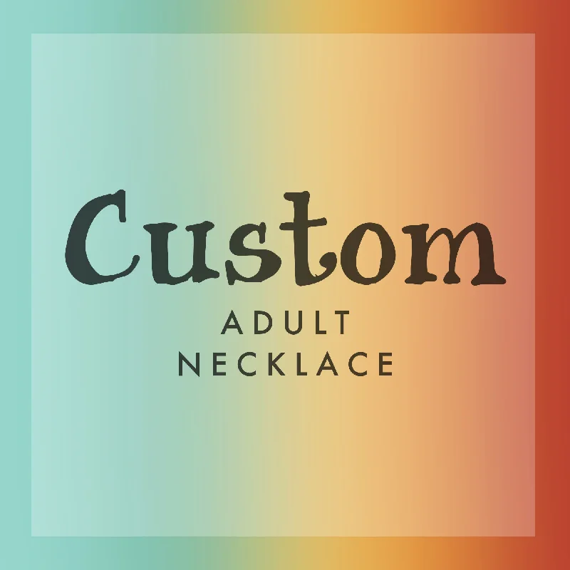 ladies-gemstone-pendant-necklace-CUSTOM Adult Necklace