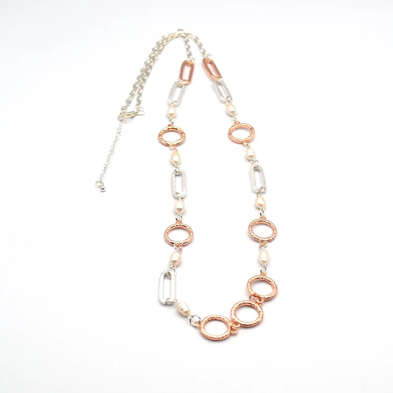 ladies-artisan-rose-gold-necklace-Meredith Necklace