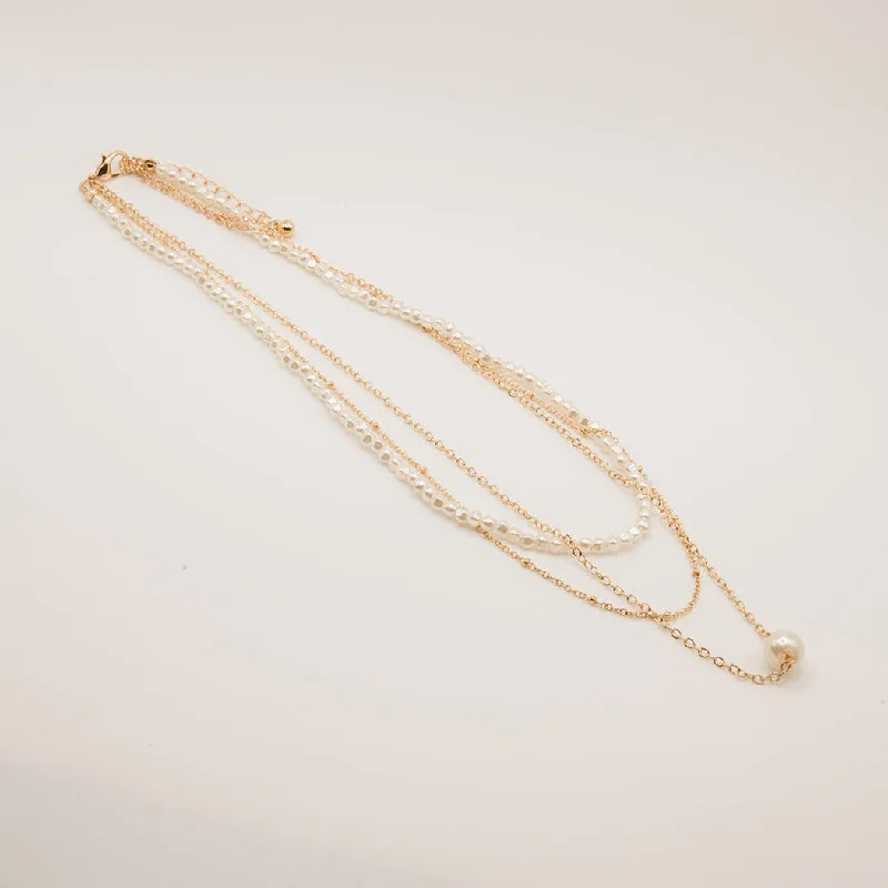 ladies-choker-rose-gold-necklace-Kennedy Necklace