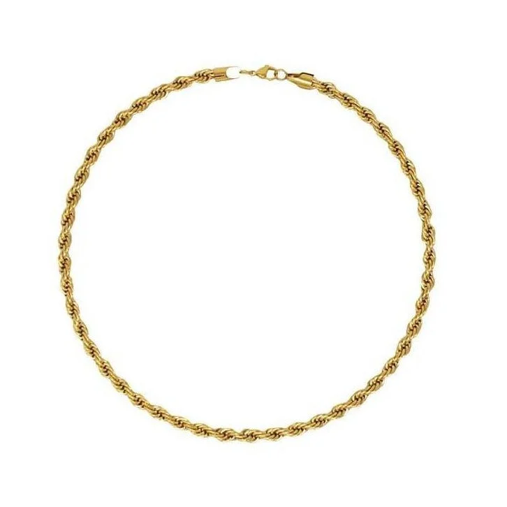 ladies-star-gold-necklace-Hannah Rope Chain Necklace