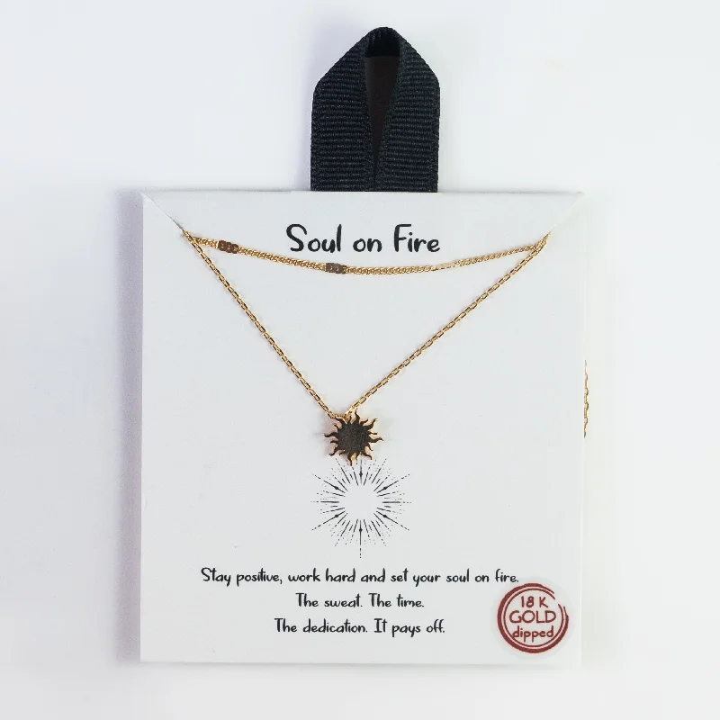 ladies-affordable-silver-necklace-Soul on Fire Necklace