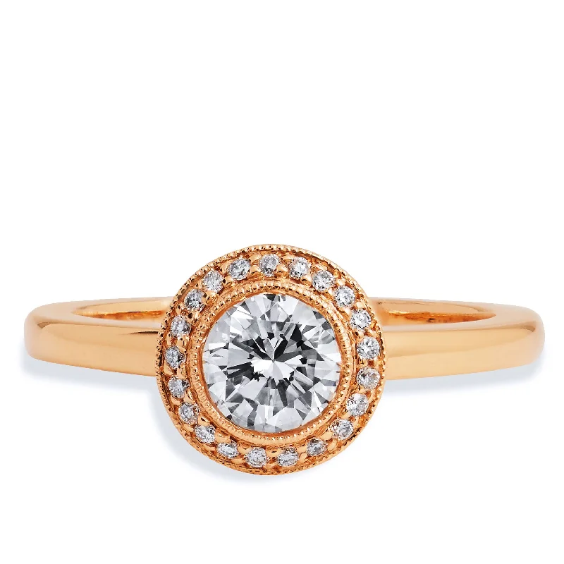 engagement-round-ring-0.65 Carat Round Brilliant Cut Engagement Ring