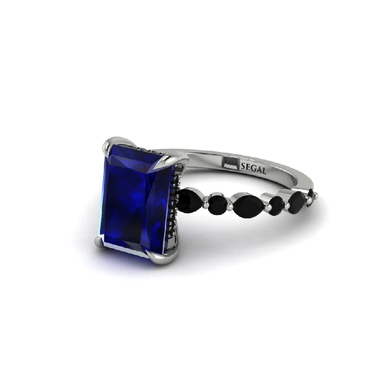 engagement-platinum-classic-ring-Radiant-Cut Sapphire Eternal Radiance Engagement Ring - Skye No. 45