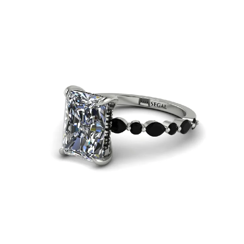 engagement-platinum-eternity-ring-Radiant-Cut Diamond Eternal Radiance Engagement Ring - Skye No. 33