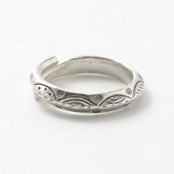 ladies ring soft coral-PHADUA / Karen Silver Ring