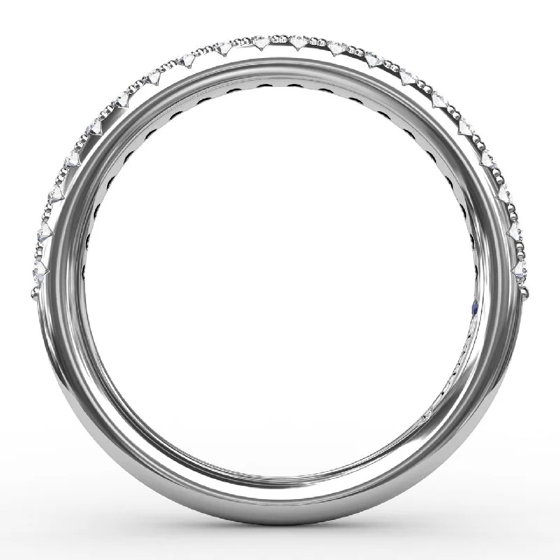 engagement-eternity-silver-ring-This beautiful diamond wedding band is designed to match engagement ring style S3217