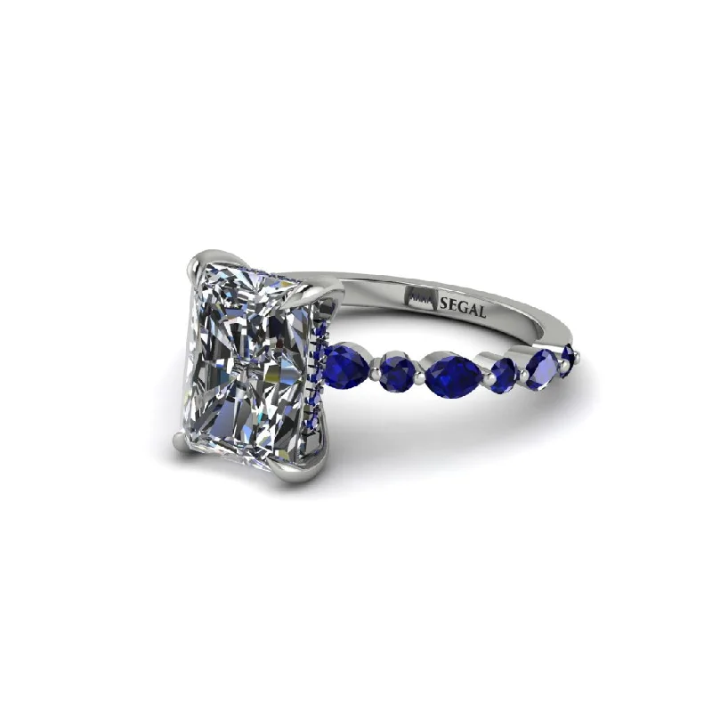 engagement-eternity-diamond-ring-Radiant-Cut Diamond Eternal Radiance Engagement Ring - Skye No. 63