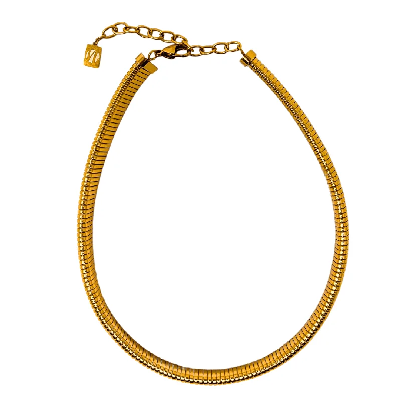 ladies-affordable-heart-necklace-Fernanda Coil Necklace