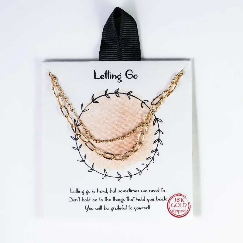 ladies-delicate-rose-gold-necklace-Letting Go Necklace